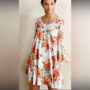 Paper crown (anthropologie) dress